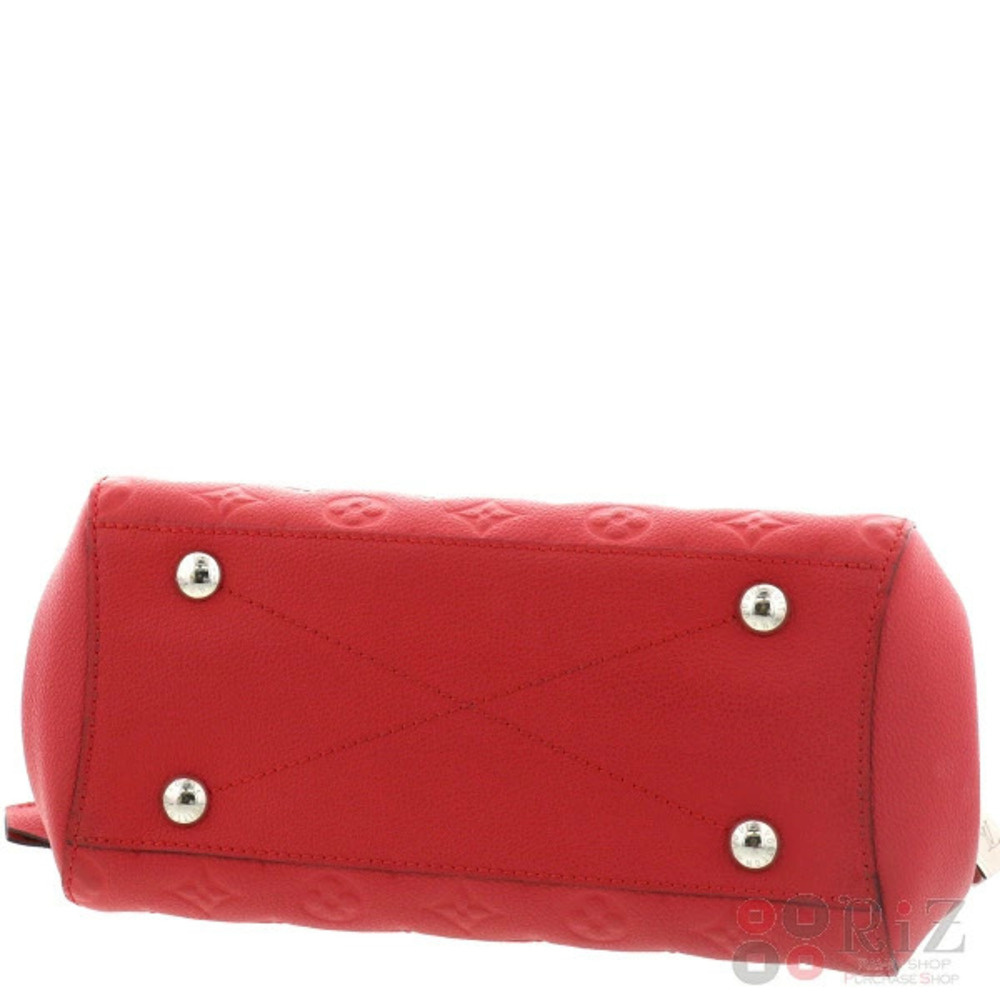 LOUIS VUITTON Montaigne Bag Handbag Empreinte Freesia Pink - Picture 5 of 6